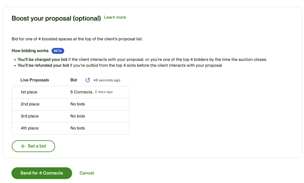 Boost your proposal section of an Upwork job post